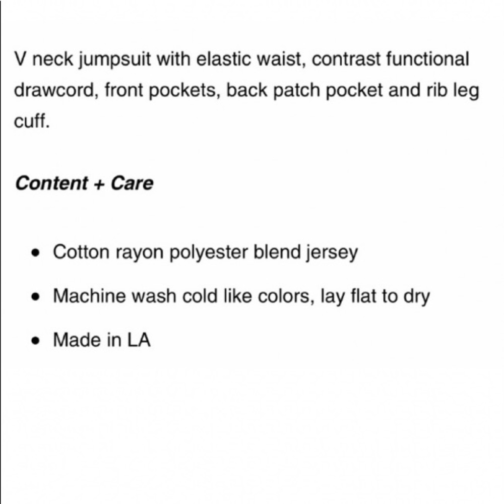 n:Philanthropy Black Cat Jumpsuit USA Made 🇺🇸 Small - Picture 7 of 13